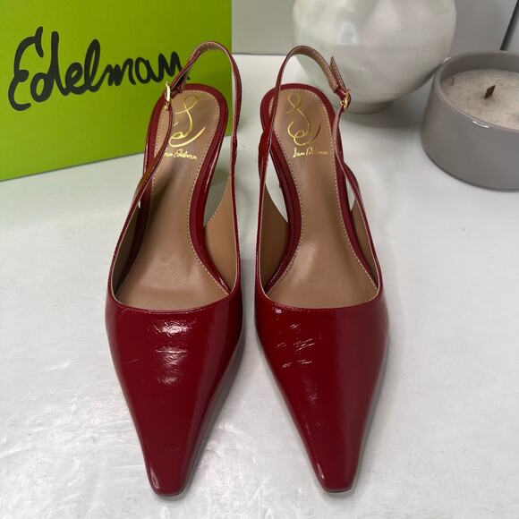 Sam Edelman Bianka Slingback Pumps Red I2677L9601 Women 8 M NWB - Picture 5 of 11